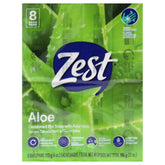 Jabón Zest de Aloe Fresco: espuma suave para piel limpia.