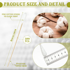 Zhehao oversized cotton bud tip ideal for hard-to-reach areas.