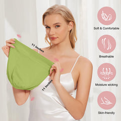 ZHENSILK en azul marino y verde para combinar con tu ropa de dormir.