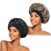 ZHENSILK satin bonnet close-up texture showing smooth silk for hair protection.