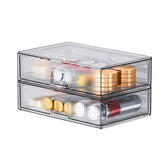 ZHIAI stackable drawer set with five clear modules for cosmetics
