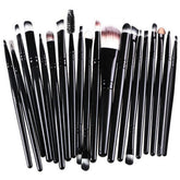 ZHIYE makeup brush set of 20 with travel case for organized use