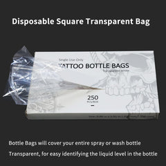 Bolsas desechables ZHOOGE para tatuaje, uso único y cómodo.