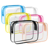 ZHOOGE clear toiletry bag for travel keeps liquids organized and compliant