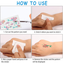 Tatuajes Zhtulck: seguridad con tinta no toxica, resistentes al agua para juegos.