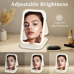 ZHUOTHAN desk mirror offers three adjustable angles for precise viewing.