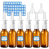 ZHWKMYP nasal spray bottle amber 30ml ready for travel and storage