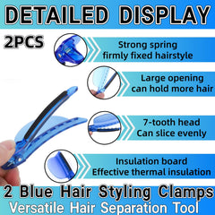 Zijipjy efficient 7-tooth sectioning tool speeds up styling at home and salon