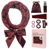 ZILAMPU hair curler headband velvet close up for heatless curls