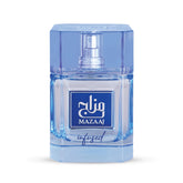 Zimaya Mazaaj Infused for Men bottle front view with citrus notes for a fresh start