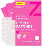 ZitSticka GOO GETTER: empaque de 36 parches para uso diario.