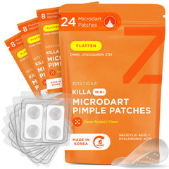 ZitSticka Killa microdart patch closeup for targeted early acne care.