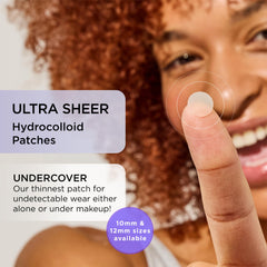 Parches hidrocoloide ZitSticka para extracción de imperfecciones superficiales.
