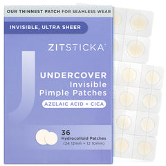 ZitSticka parches invisibles en el rostro para uso diario discreto.