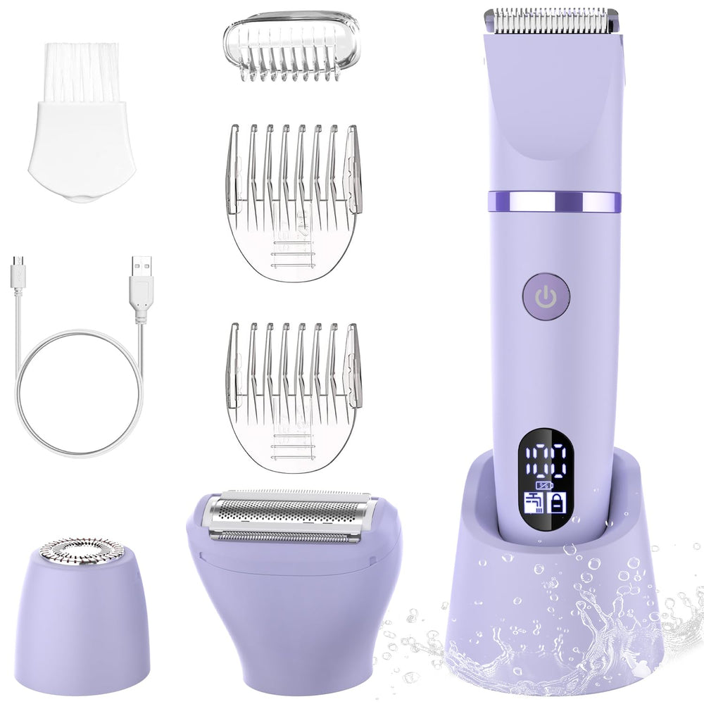 Zivelier 3-in-1 razor with pink heads for versatile full-body grooming.