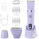 Zivelier 3-in-1 razor with pink heads for versatile full-body grooming.