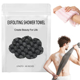 Toalla exfoliante ZIVWAGX dos en uno para cuerpo y cara, limpieza suave y profunda.