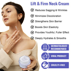 ZIXAOK neck cream quickly absorbs, leaving no sticky residue.