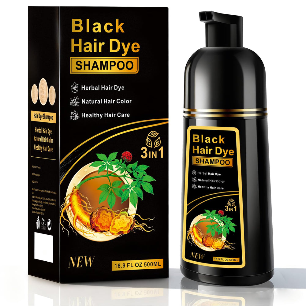 ZIXSIRP Black Hair Dye Shampoo covers gray hair quickly for natural color