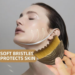 Zizmsh lymphatic contour brush jawline sculpt view for defined facial contours