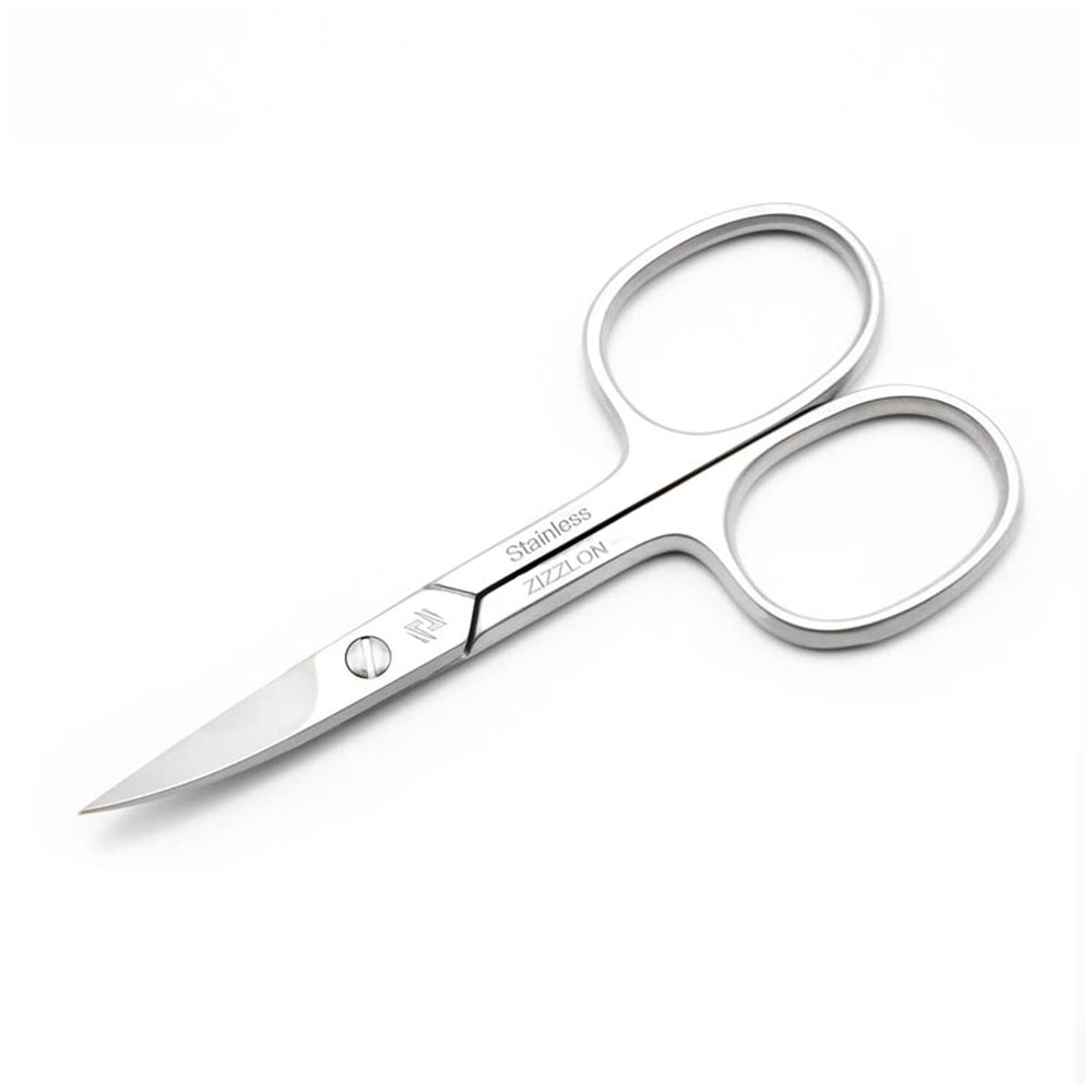 ZIZZLON nail scissors curved tip for precise trimming and corner access
