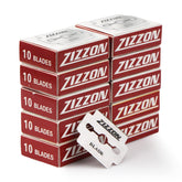 ZIZZON callus shaver blade close-up in stainless steel showing a sharp edge for precise use