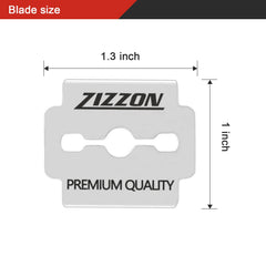 ZIZZON blade paper-wrapped for hygienic, ready-to-replace blades during foot care routines