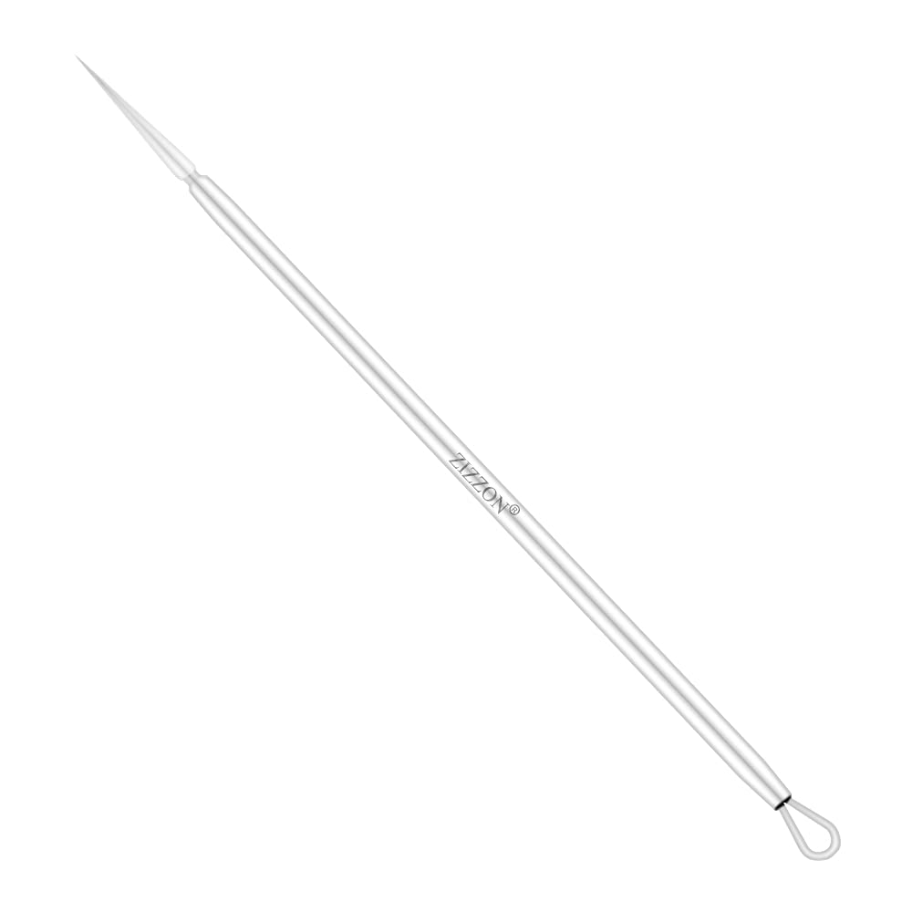 ZIZZON titanium lancet needle tool for precise blemish removal.