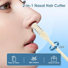ZKENIRD travel-friendly nasal cutter fits in any bag for on-the-go care.