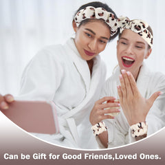 Banda spa puff esponjosa de Zkptops para limpieza facial suave.