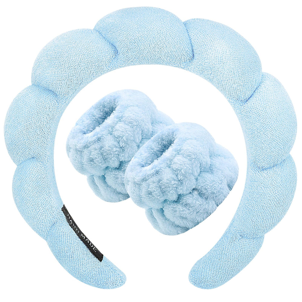 Diadema Zkptops para lavado facial, cómodo y absorbente.