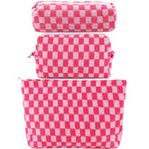 ZLFSRQ large-capacity makeup bag keeps cosmetics organized on the go.