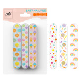 ZMOI baby nail file pastel pink mini emery board for gentle care