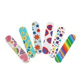 ZMOI Colorful Girly Mini Emery Board Nail File in assorted styles for on-the-go shaping