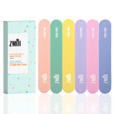 ZMOI professional mini nail file in macaroon colors for stylish manicures and portable use