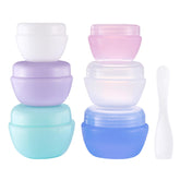 ZOADLE travel containers case-open design for spill-free packing on trips.