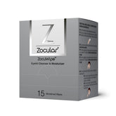 ZocuWipe eyelid wipes pack shown for daily hygiene and on-the-go use.
