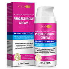 ZODENIS Progesterone Balance Cream, envase elegante para cuidado diario y piel equilibrada.