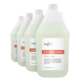 Zogics 3-in-1 Body Wash refill jug delivers hydrating cleansing for facilities.