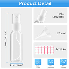 Zoizocp fine-mist nozzle on clear spray bottle.