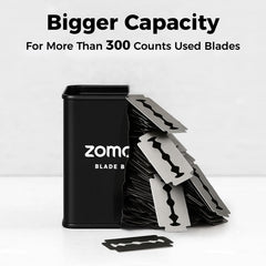 ZOMCHI blade bank in metal construction offering durable disposal