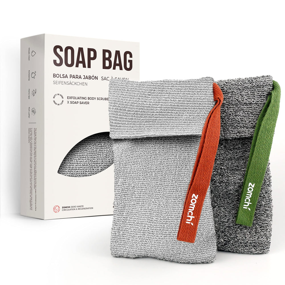 Bolsas ZOMCHI rugosa para exfoliar piel áspera y seca.