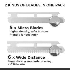 The ZOMCHI tool supports brow shaping for clean, defined arches.