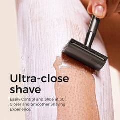 ZOMCHI razor head close-up showing precise blade alignment