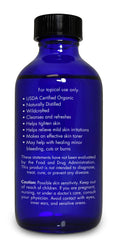 Aplicación facial con hamamelis puro de Zongle Therapeutics para piel limpia.