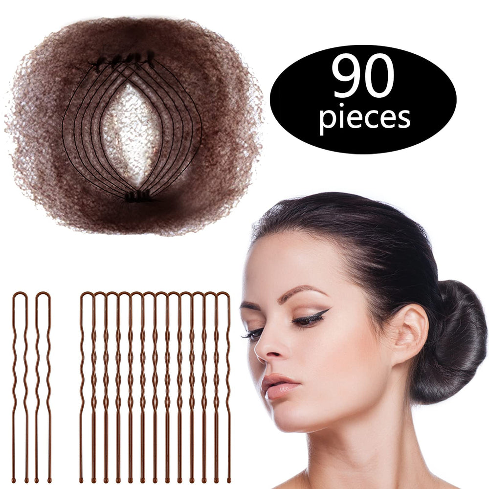 Zonon bun hair nets 50pcs package for tidy, on-the-go styling.
