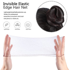 U-shaped pins included with Zonon bun net set for securing buns.