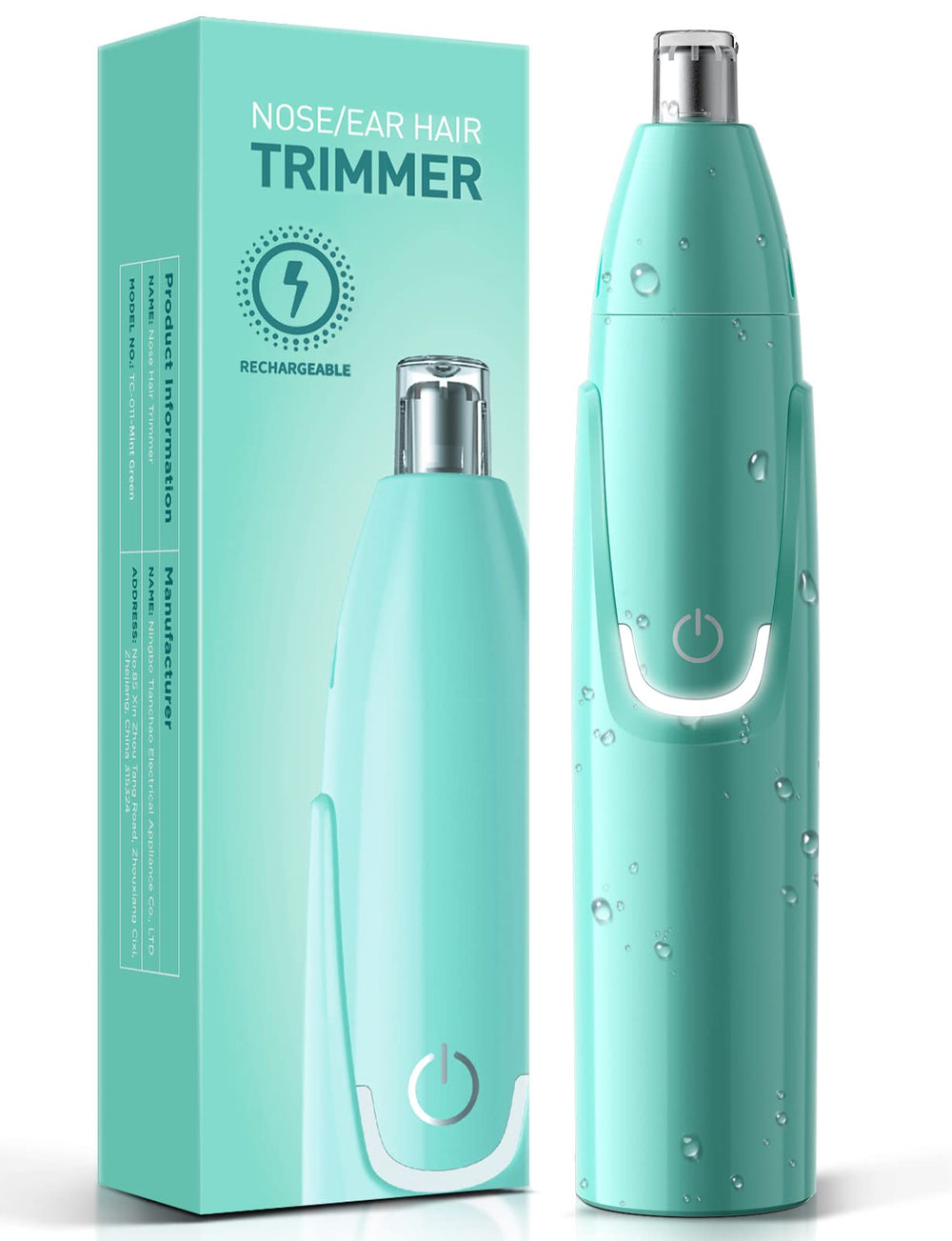 ZORAMI ear and nose trimmer in compact design for on-the-go grooming