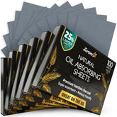 ZOROM'S bamboo charcoal blotting sheet for oil control.