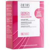 Zotos Design Freedom Regular Perm: botella y empaque para aplicación profesional